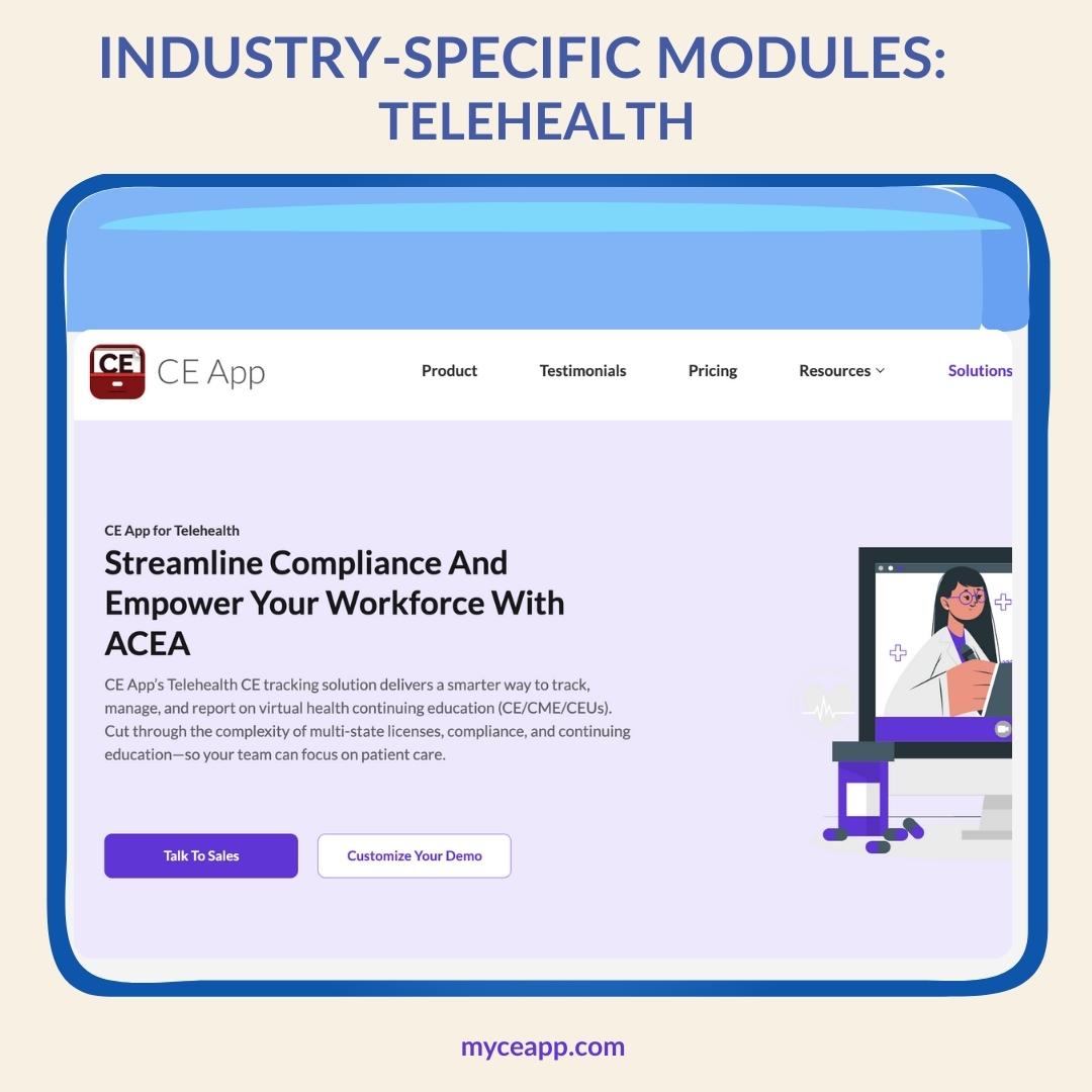 CE App for telehealth teams managing virtual CE-CME-CEUs