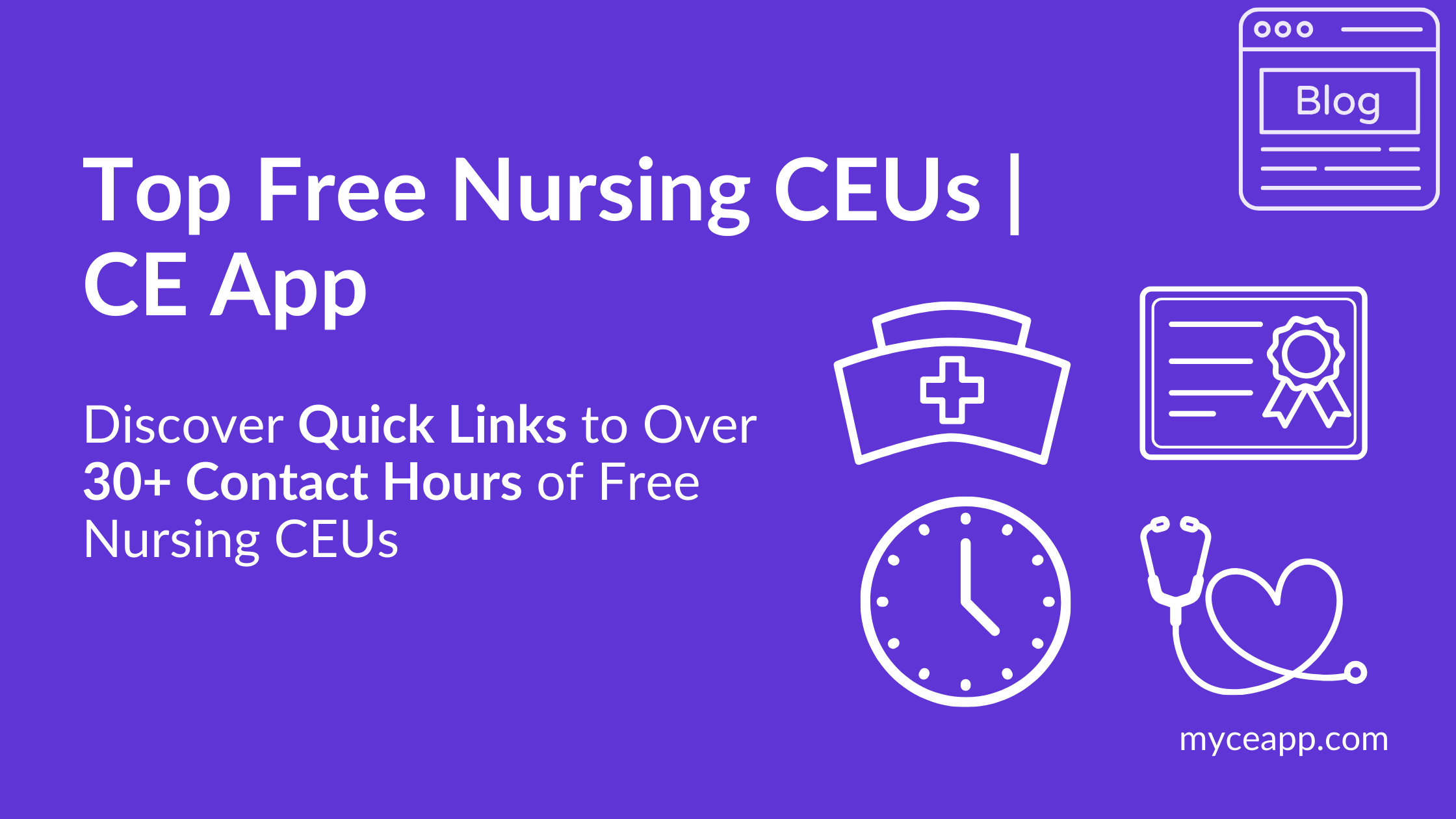 free ceu's for nurses